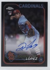 2024 Topps Chrome Update Auto Irving Lopez #RA-IL Auto 1es1