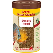 Sera Discus Granules Nature 250mL Natural Fish Food Granules for Discus Fish