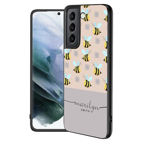 Personalised Silicone Bee Phone Case Cover For Samsung Galaxy S23 FE S22 S21 S24 - Picture 30 of 90