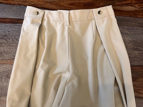 Pantalones Zara Mujer Talla XS Largo Completo Multi Posición Cintura Alta Taupe Beige - Imagen 7 de 8
