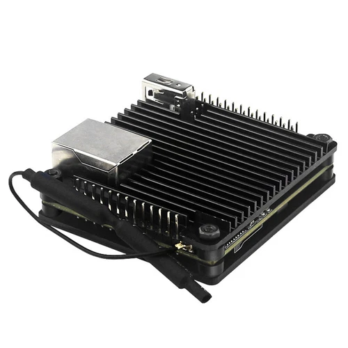 Aluminum + Acrylic Cooling Shell Passive Heatsink Case For Orange Pi Zero 2 Q