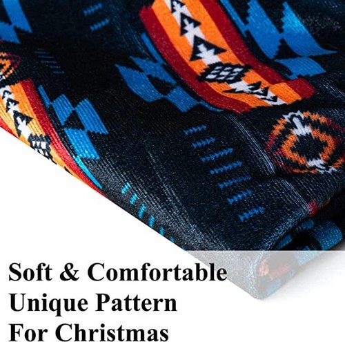 Native American Southwest Christmas Hat, Santa Hat Xmas Holiday Hat - Picture 9 of 34