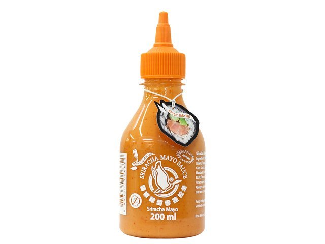 Sriracha MAYO Sauce 200ml Chilli Soße Mayonnaise vegan Sushi Füllung