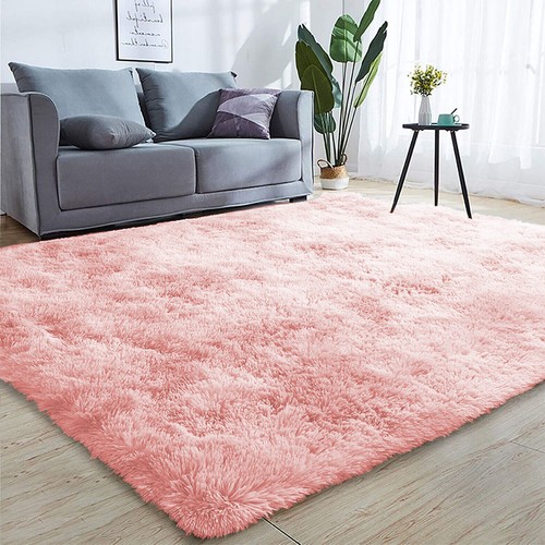 Fluffy Rugs Anti-Slip Large Shaggy Rug Super Soft Mat Living Room Bedroom Carpet - Picture 59 of 85