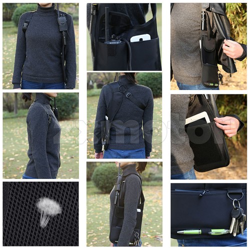 Jagd versteckte Achsel Schultertasche Pistole Gewehr Achsel Holster Tasche Rechtshand - Bild 3 von 5