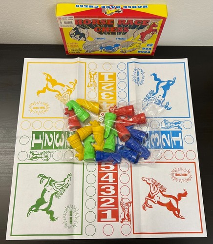 Tet & Lunar New Year Vietnamese Horse Race Chess Board Game - Co Dua Ngua - Picture 2 of 2