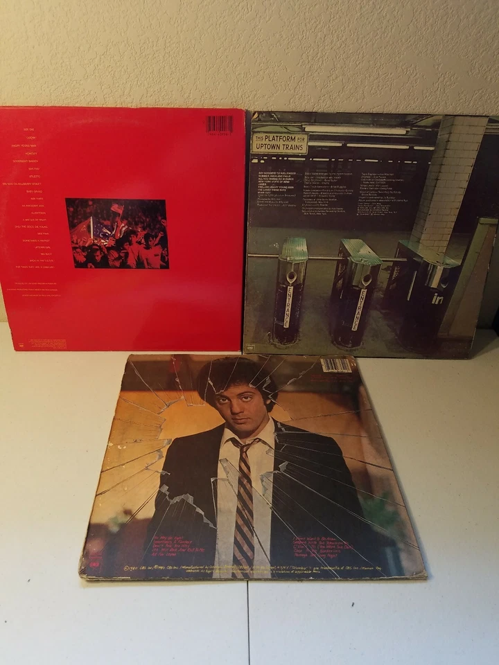 BILLY JOEL - TURNSTILES - GLASS HOUSES- KOHUEPT RECORDS ALBUM VINYL ALBUM LP'S - Imagem 2 de 4