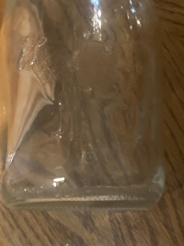 Vintage VTG 1 Quart Glass Milk Bottle Embossed 1888 Cow Star Canada - 第 8/10 張圖片