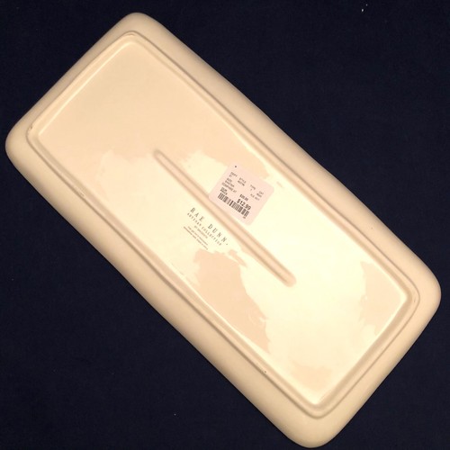 Rae Dunn 2017 HOPPY EASTER Platter Tray LL Happy Easter Made in China 14" x 7" - Picture 2 of 4