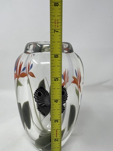 Orient und Flume Beyers Säulen Schmetterling Briefbeschwerer Vase signiert 86/300 - Bild 15 von 16