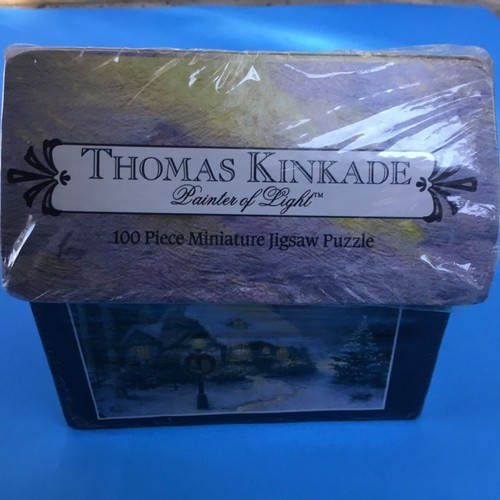 1998 Thomas Kinkade “Stonehearth Hutch”100 Pc. Mini Puzzle Ceaco New/Sealed Xmas - Picture 8 of 8