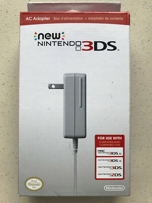 Official Nintendo 3DS DSi 3DSXL DSiXL 2DS 2DSXL AC Power Adapter