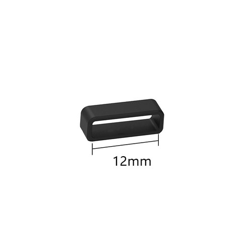 Rubber PVC Watch Strap Buckle Band Keeper Hoop Loop Holder Retainer Rings New - Picture 9 of 18