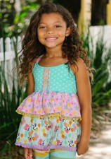 NWT Girls Matilda Jane lets go together Pandamonium Tunic size 14 NEW