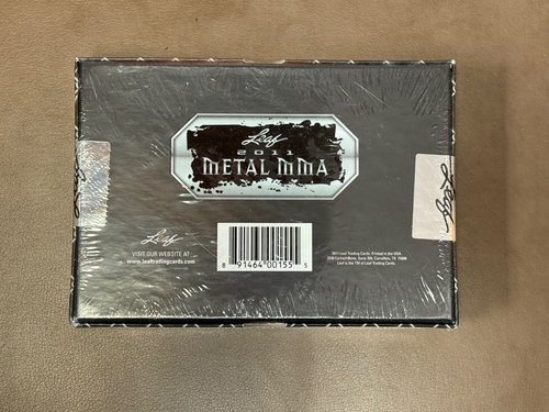 2011 Leaf Metal MMA Hobby Box Factory Sealed 8 Autographed Cards / Box - Picture 2 of 2