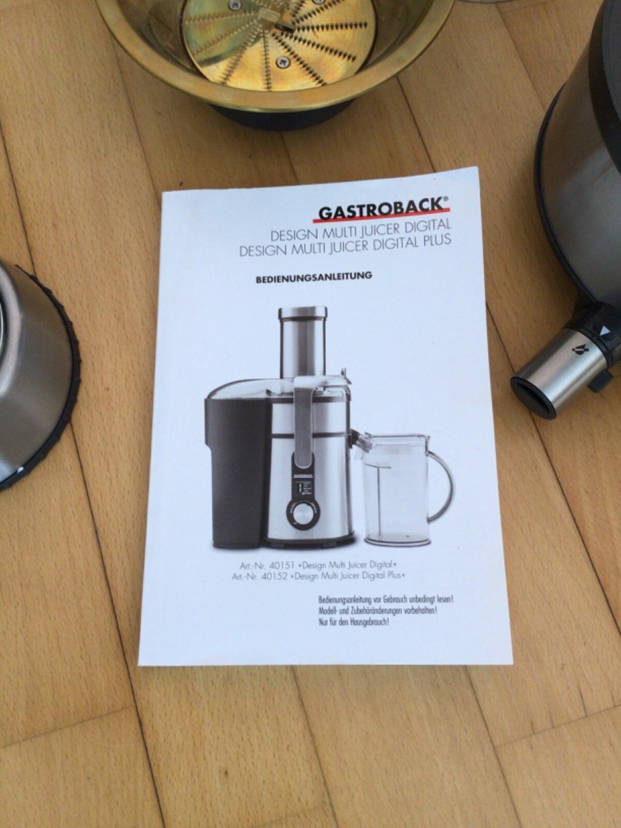 Gastroback 40152 Gastroback Multi Juicer Digital Plus Gastroback