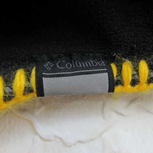 Columbia Knit Cap Thermal Lined American Eagle Logo One SizeOrange Navy Blue - Picture 5 of 10