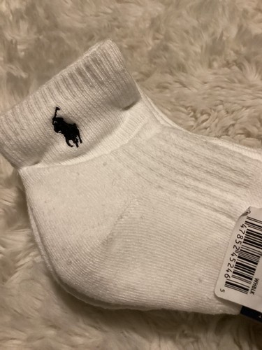 Polo Ralph Lauren Classic Sport 6 Pair Quarter Cut / no show Socks - Picture 52 of 55