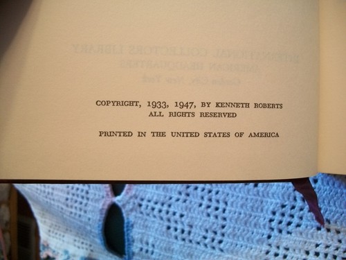 Rabble In Arms (Kenneth Roberts, Copyright 1947 HC) International Collectors Lib - Picture 2 of 10
