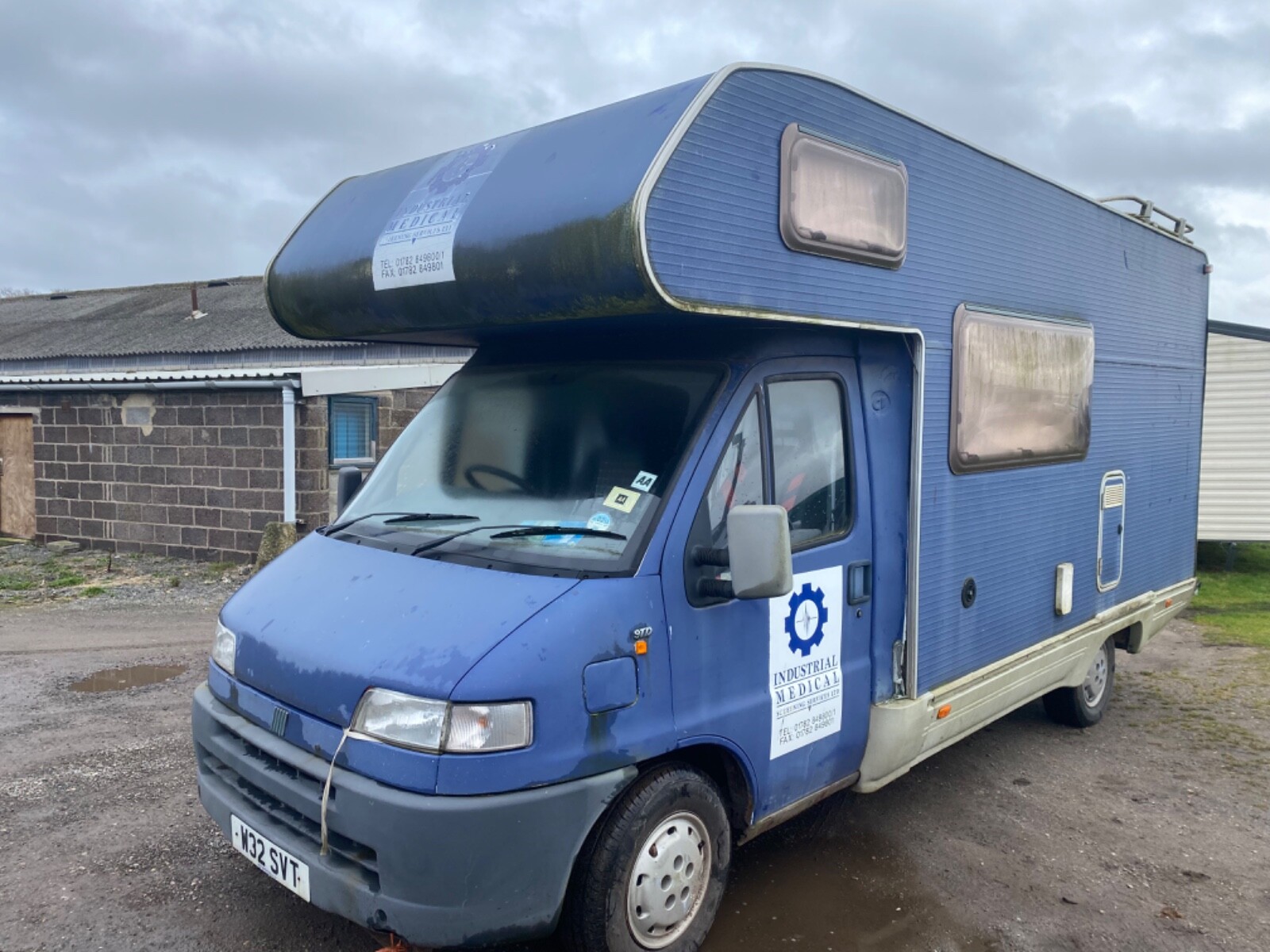 FIAT DUCATTO CI MOTORHOME 2000 YEAR SPARES OR REPAIRS 4 BERTH 1.9TD eBay