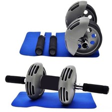 ATTREZZO FITNESS POWER STRETC ROLLER WT-E08 ADDOMINALI BRACCIA SPALLE DORSALI