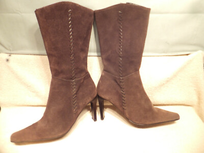 Kenneth Cole New York Distressed Brown Suede Zip Ankle Boots Size 7 Kenneth Cole Men main image 2