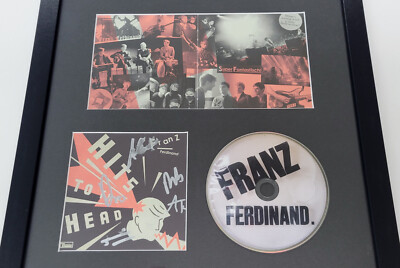 Franz Ferdinand 直筆サイン入りCD FRANZ FERDINAND Band Signed Hits To The Head CD Album Booklet