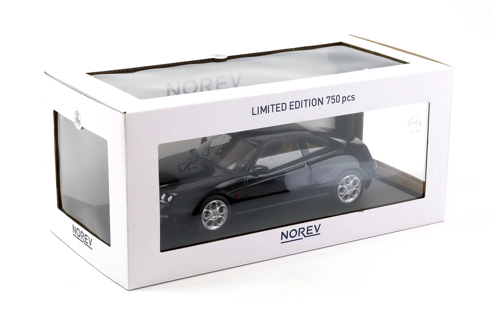 1:18 Norev Alfa Romeo GTV Coupe 2.0 T.SPARK 1999 Nero/ Beige Interno - Limitato - Immagine 4 di 4