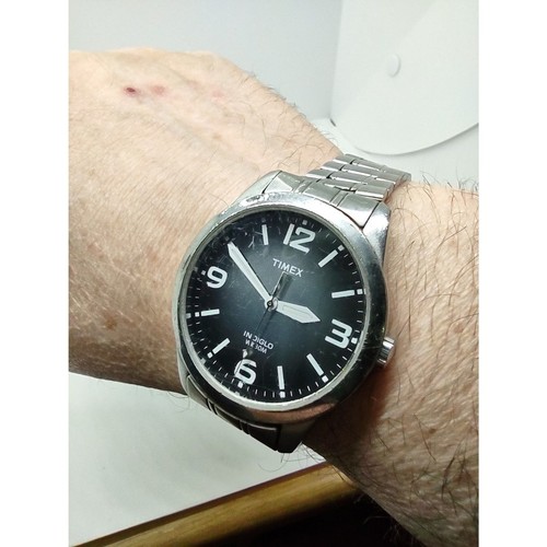 Timex Sunburst Gray Gradient Men's Vintage Watch - Picture 3 of 12