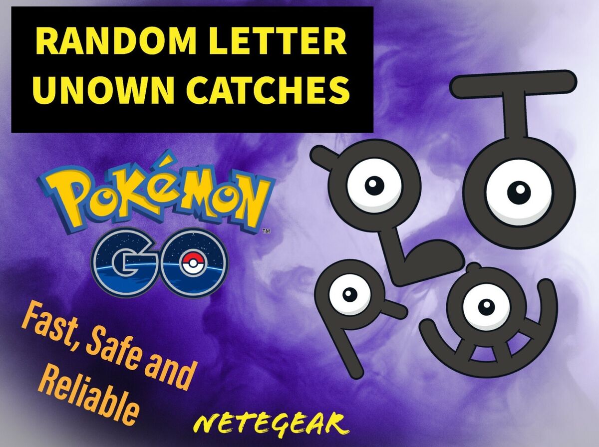 Pokémon Go Unown !~ Various letters ～same day ~fast delivery~