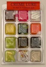 96 Piece Creme Lure Pan Fish Kit Fishing Lure Assortment