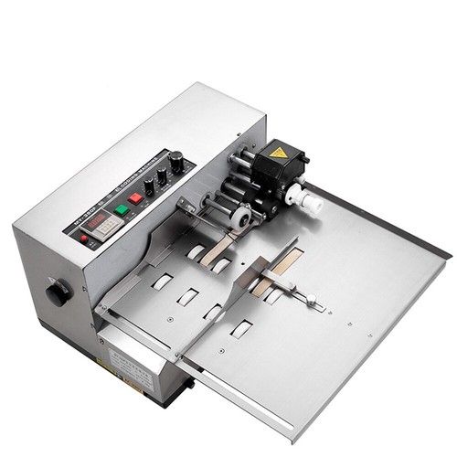 Widened Digital Continuous Automatic Ink Wheel Label Coding Printing Machine - Picture 1 of 6