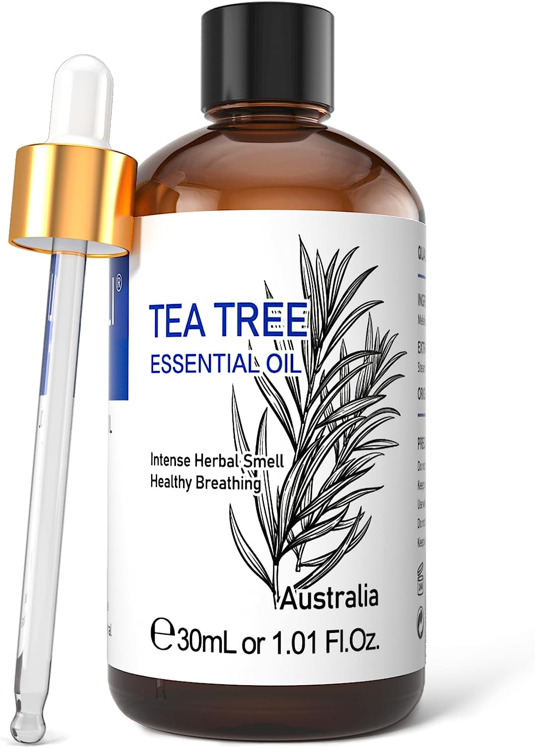 Tea Tree Essential Oil for Nail Fungus, Hair, Skin 30Ml (1 Fl Oz)