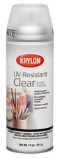 	Krylon UV-Resistant Clear Acrylic Coating Spray Paint Matte 11 Ounces	