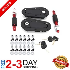 Lightweight Zinc Alloy Hood Latch and Pin Kit for Enhanced Car Safety