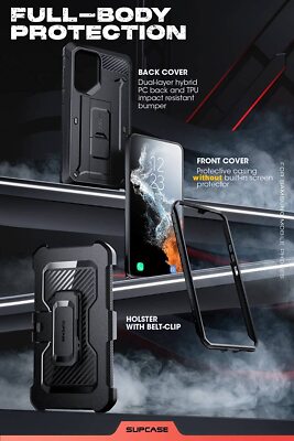 For SamsungGalaxy S23 S22 S21 S20 Plus Ultra, SUPCASE Stand Case DualLayer Cover
