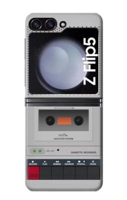 S3953 Vintage Cassette Player Graphic Case For Samsung Galaxy Z Flip 5