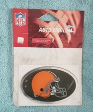 Cleveland brown NFL 3-D Metallic Auto Emblem By Team ProMark  NEW 