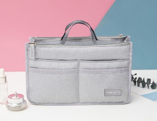 Multi-Pocket Handtasche Organizer Einsatz - Geldbörse Liner Tasche für effiziente Aufbewahrung - Bild 9 von 33