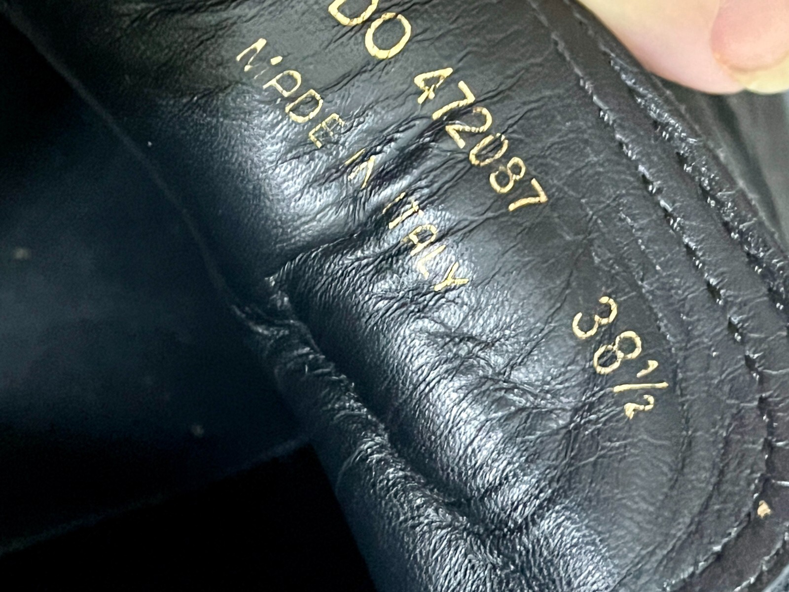 Stivaletti stringati Saint Laurent neri in vernice "Joe" taglia EU 38 5 UK 5 5