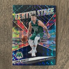 Luka Doncic - 2020-21 Panini Mosaic Center Stage Prizm Hobby Insert - Mavericks