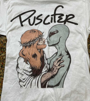 VTG Puscifer Band Collection Short Sleeve White All Size T-Shirt KK137