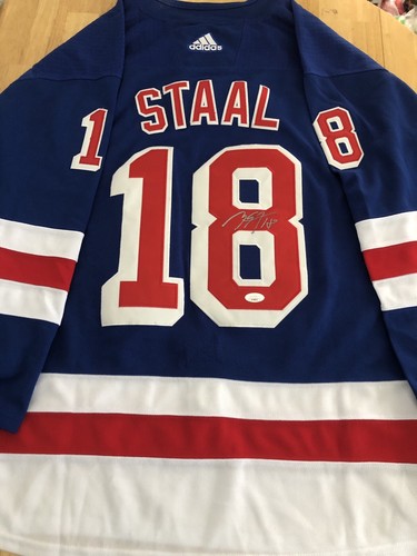 Marc Staal New York Rangers Autographed Jersey JSA Certified