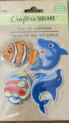 Patch Crafters Yellow Crafters Square Iron On Patches 1pk of 4pcs-Brand New-SHIPS N 24 HOURS ...