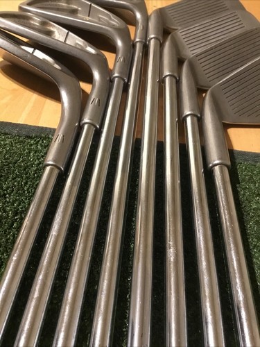 Tommy Armour 855S Silver Scot Irons Set (2-PW-SW, No 6i & 9i) Stiff Steel *VGC* - Picture 9 of 11