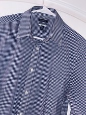 Crown  Ivy Men  s 15.5X32/33 Slim Fit Stretch Shirt Wrinkle Free Fast Shipping 