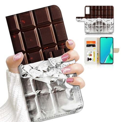 ( For Samsung S21 FE ) Wallet Case Cover AJ23971 Chocolate
