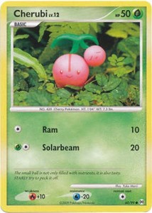 Pokemon Platinum Arceus 60/99 Card Cherubi