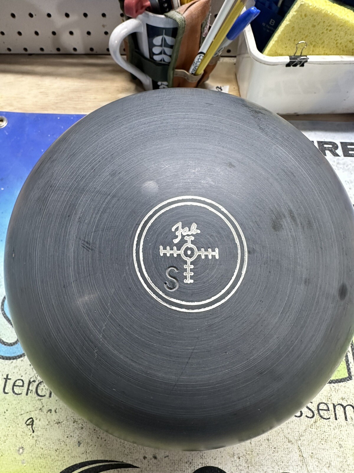 THE ORIGINAL 16lb Faball Black Hammer Bowling Ball **RARE** (2nd) No