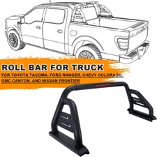 Roll Bar Louvered Sport Chase Rack Roll Bar for Full Size Pickup Truck Textured